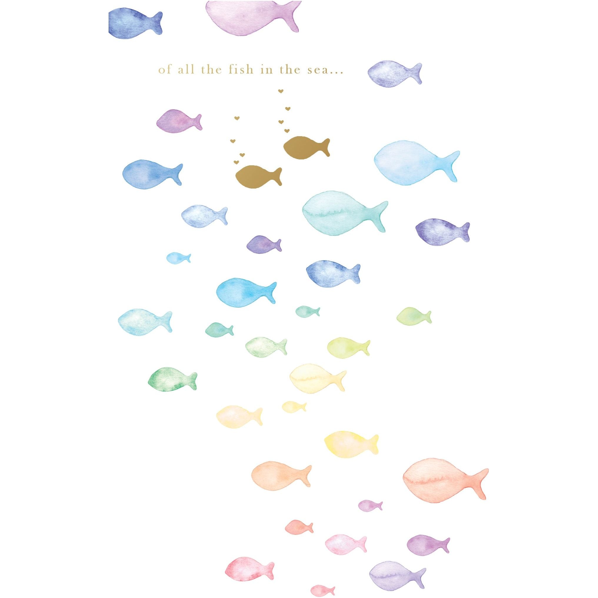 Fishes in the Sea Anniversary Card - Cardmore